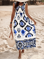 Maxi Jurk met Geometrisch Patroon - Maxi Dresses - Jurkjes.co