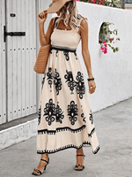 Maxi Jurk met Geometrisch Patroon - Maxi Dresses - Jurkjes.co
