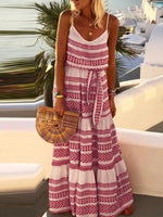 Maxi Jurk met Geometrische Print - Maxi Dresses - Jurkjes.co