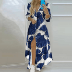 Maxi Jurk met Geometrische Print - Women Summer Dress - Jurkjes.co