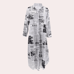 Maxi Jurk met Geometrische Print - Women Summer Dress - Jurkjes.co