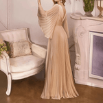 Maxi Jurk met Geplooid Silhouet - CB - Dresses - Jurkjes.co