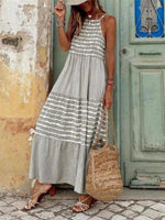 Maxi Jurk met Gestreept Boho Design - Group8 - Jurkjes.co