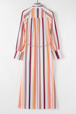 Maxi Jurk met Gestreept Patroon - Maxi Dresses - Jurkjes.co