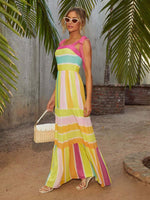 Maxi Jurk met Gestreept Patroon - Maxi Dresses - Jurkjes.co