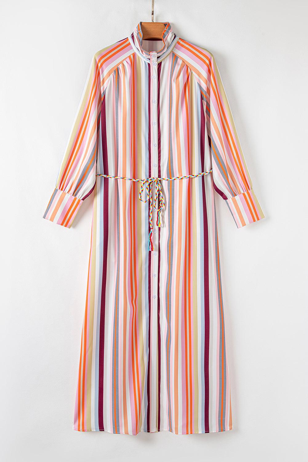 Maxi Jurk met Gestreept Patroon - Maxi Dresses - Jurkjes.co