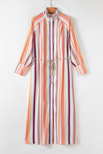 Maxi Jurk met Gestreept Patroon - Maxi Dresses - Jurkjes.co