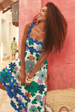 Maxi Jurk met Golfpatroon en A-lijn - Midi Dresses - Jurkjes.co