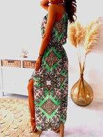 Maxi Jurk met Halterhals en Paisley Print - Maxi Dresses - Jurkjes.co