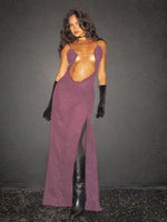 Maxi Jurk met Halternek en Dierenprint - Maxi Dresses - Jurkjes.co