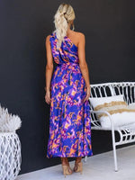 Maxi Jurk met Halternek en Effen Design - Maxi Dresses - Jurkjes.co