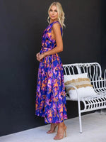 Maxi Jurk met Halternek en Effen Design - Maxi Dresses - Jurkjes.co