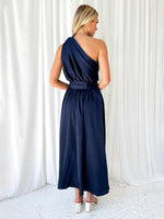 Maxi Jurk met Halternek en Effen Design - Maxi Dresses - Jurkjes.co