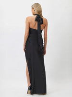 Maxi Jurk met Halternek en Hoge Split - Maxi Dresses - Jurkjes.co