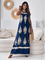 Maxi Jurk met Halternek en Stijlvol Design - Maxi Dresses - Jurkjes.co