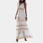 Maxi-jurk met Kant en Boho Stijl - Women Summer Dress - Jurkjes.co