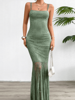 Maxi Jurk met Kanten Overlay - Maxi Dresses - Jurkjes.co