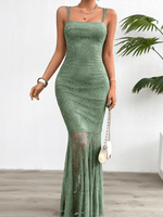 Maxi Jurk met Kanten Overlay - Maxi Dresses - Jurkjes.co