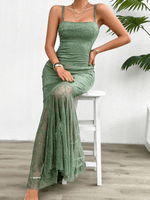 Maxi Jurk met Kanten Overlay - Maxi Dresses - Jurkjes.co