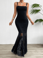 Maxi Jurk met Kanten Overlay - Maxi Dresses - Jurkjes.co