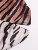 Maxi Jurk met Lange Mouwen en Dierenprint - Maxi Dresses - Jurkjes.co