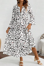 Maxi Jurk met Luipaardprint - Maxi Dresses - Jurkjes.co