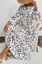 Maxi Jurk met Luipaardprint - Maxi Dresses - Jurkjes.co