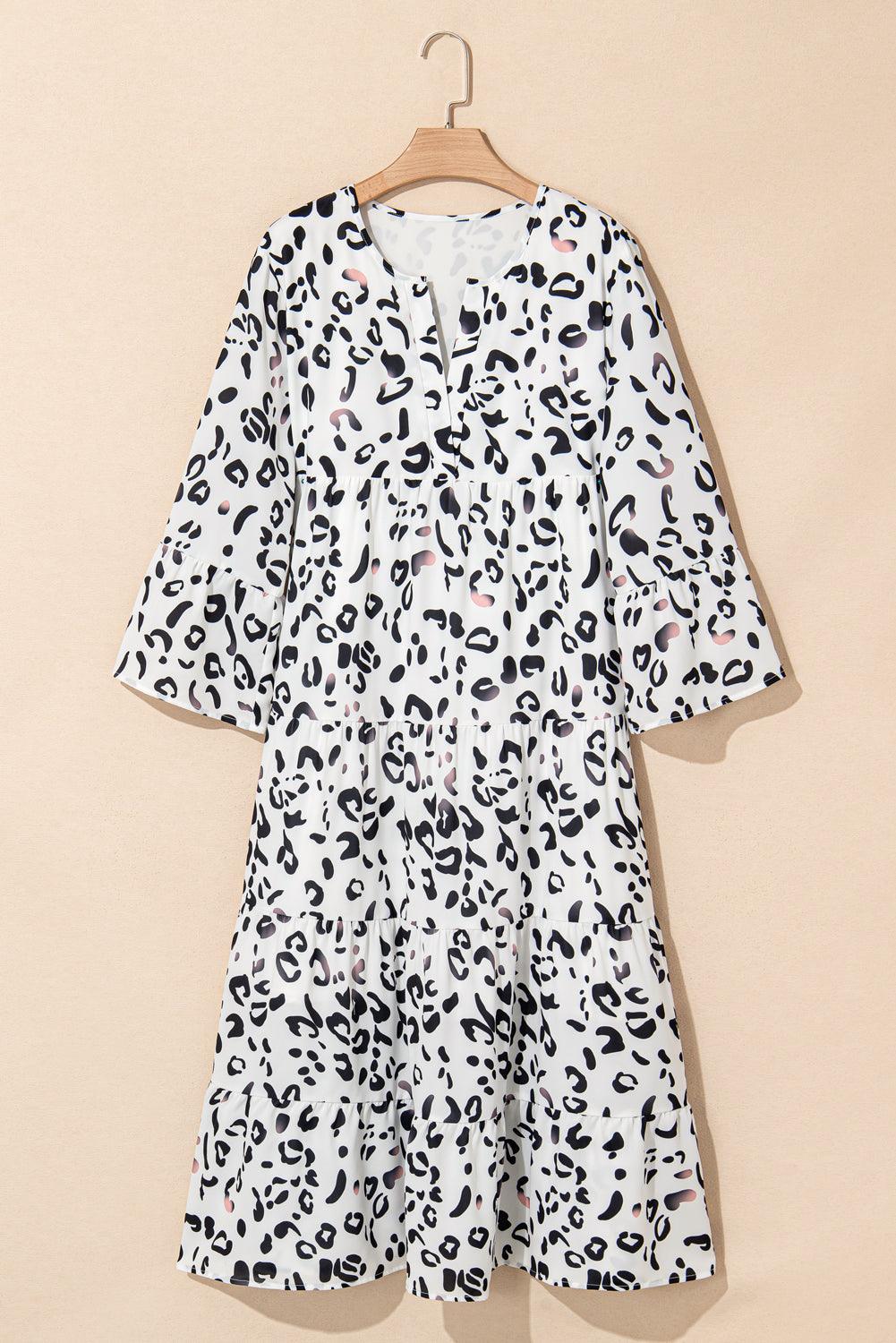 Maxi Jurk met Luipaardprint - Maxi Dresses - Jurkjes.co