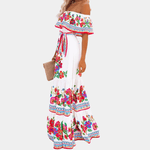 Maxi Jurk met Luxe Tie-Dye Ontwerp - Women Summer Dress - Jurkjes.co