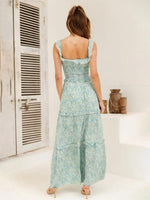 Maxi Jurk met Off-shoulder en Bloemenprint - Maxi Dresses - Jurkjes.co