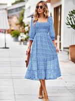 Maxi Jurk met Off-Shoulder en Bloemenprint - Maxi Dresses - Jurkjes.co