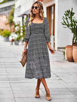Maxi Jurk met Off-Shoulder en Bloemenprint - Maxi Dresses - Jurkjes.co
