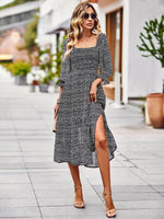 Maxi Jurk met Off-Shoulder en Bloemenprint - Maxi Dresses - Jurkjes.co