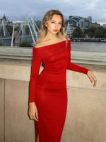 Maxi Jurk met Off-Shoulder Ontwerp - Group13 - Jurkjes.co