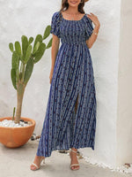 Maxi Jurk met One-Shoulder en Slit - Maxi Dresses - Jurkjes.co