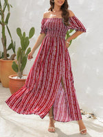 Maxi Jurk met One-Shoulder en Slit - Maxi Dresses - Jurkjes.co