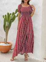 Maxi Jurk met One-Shoulder en Slit - Maxi Dresses - Jurkjes.co