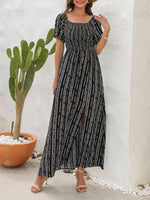 Maxi Jurk met One-Shoulder en Slit - Maxi Dresses - Jurkjes.co