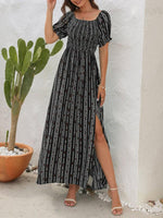 Maxi Jurk met One-Shoulder en Slit - Maxi Dresses - Jurkjes.co