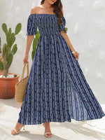 Maxi Jurk met One-Shoulder en Slit - Maxi Dresses - Jurkjes.co