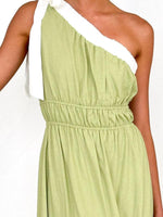 Maxi Jurk met One-Shoulder Ontwerp - Maxi Dresses - Jurkjes.co