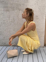 Maxi Jurk met Open Rug en Effen Patroon - Maxi Dresses - Jurkjes.co