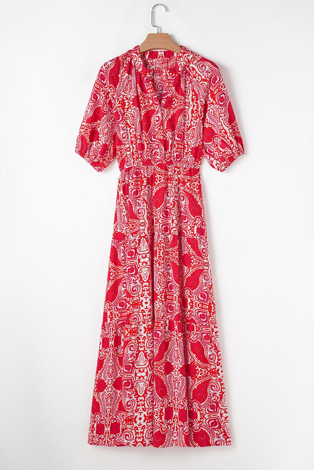 Maxi Jurk met Paisley Print - Maxi Dresses - Jurkjes.co