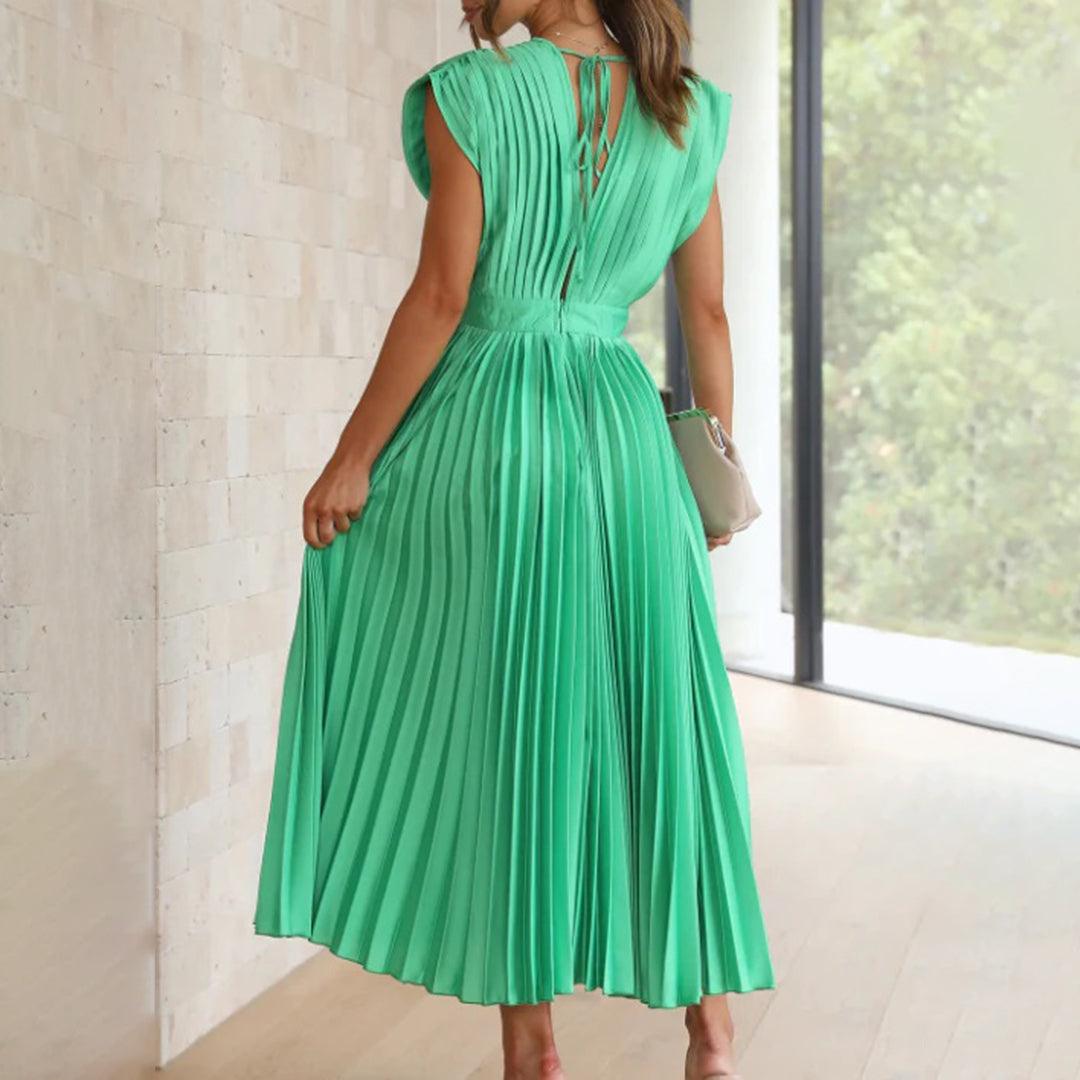 Maxi Jurk met Plissé Ontwerp - Women Summer Dress - Jurkjes.co