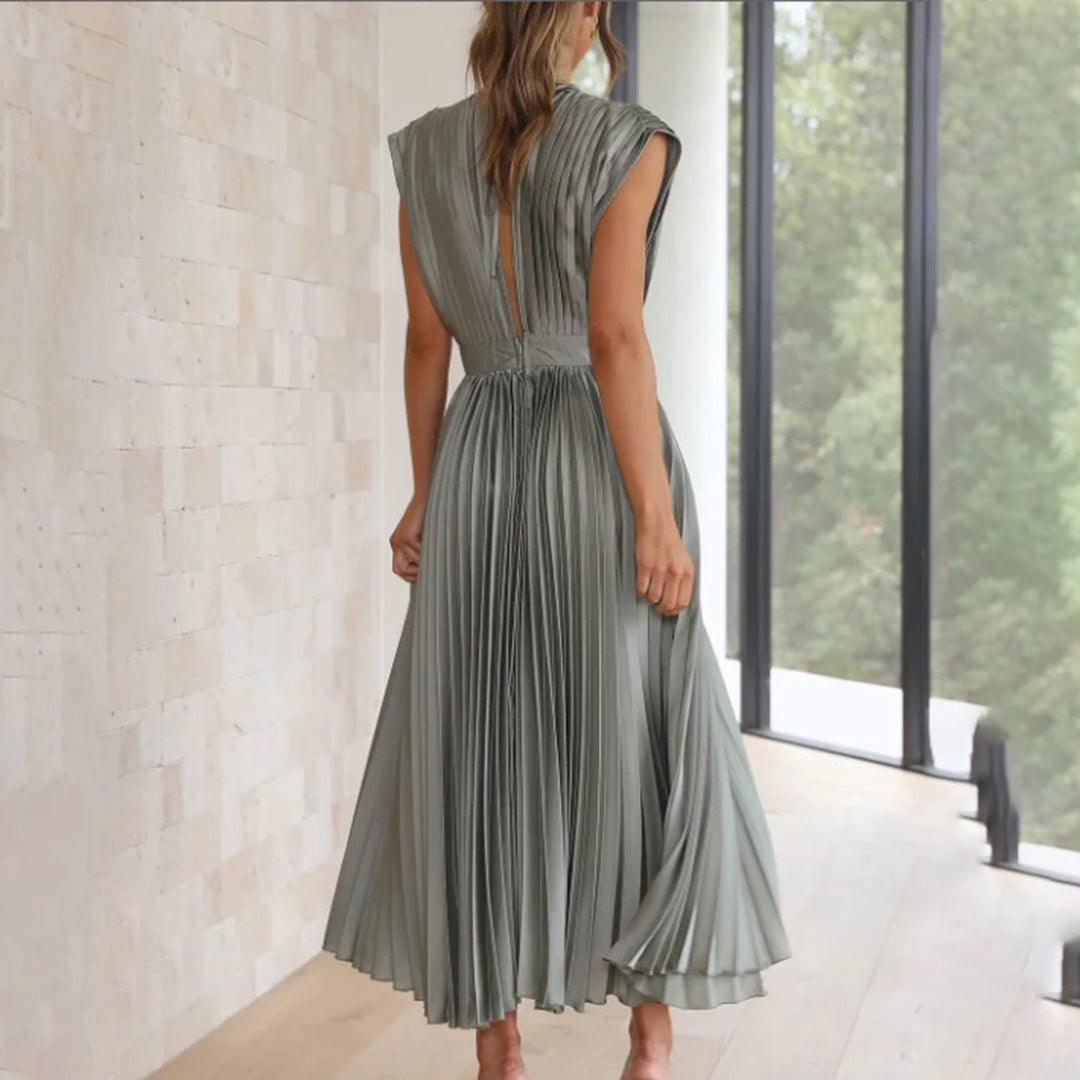 Maxi Jurk met Plissé Ontwerp - Women Summer Dress - Jurkjes.co