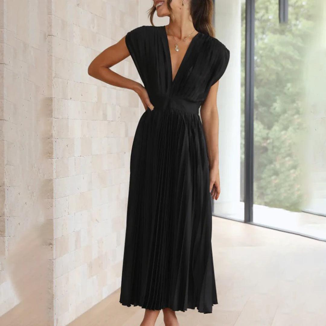 Maxi Jurk met Plissé Ontwerp - Women Summer Dress - Jurkjes.co