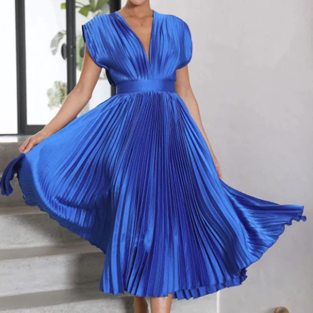 Maxi Jurk met Plissé Ontwerp - Women Summer Dress - Jurkjes.co
