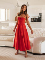 Maxi Jurk met Rimpel Bovenkant - Group4 - Jurkjes.co