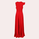 Maxi Jurk met Ruches en Elegante V-hals - Dresses - Jurkjes.co