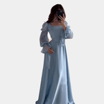 Maxi Jurk met Ruches en Vloeiend Silhouet - Women Summer Dress - Jurkjes.co